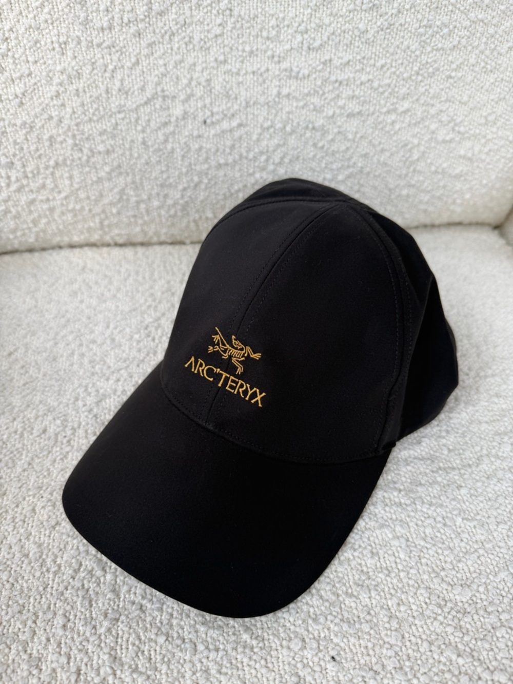 Arc'teryx Black bird word Cap with Embroidered Logo